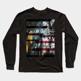 Colourful abstract design Long Sleeve T-Shirt